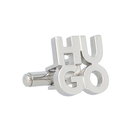 Hugo E-Stacked Manchetknopen Roestvrij Staal 1,5 cm
