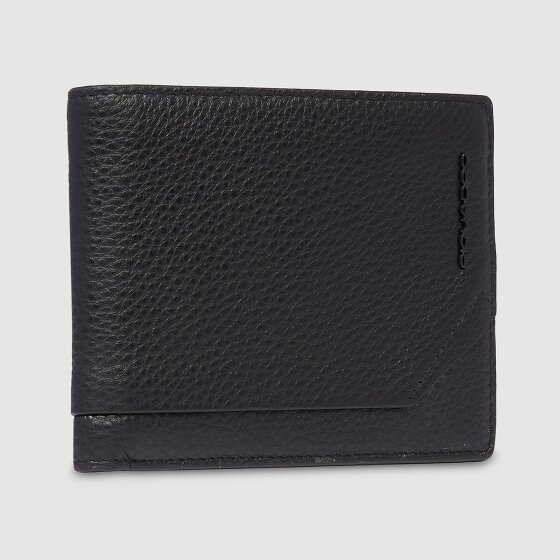 Piquadro Than Portemonnee RFID-bescherming Leer 12.5 cm