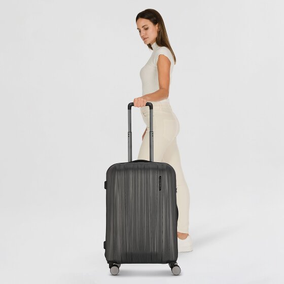 Polestream Moonrock 4 wielen Trolley M 69 cm met uitbreidingsplooi