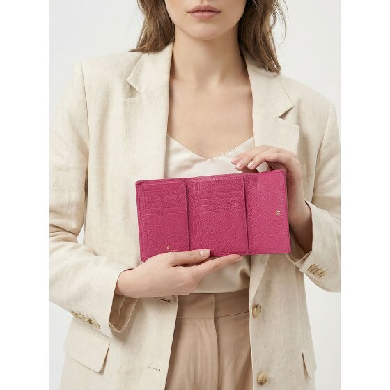 Lazarotti Bologna leer XL portemonnee met ritsvak leer 14 cm