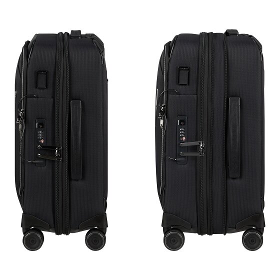Samsonite Splendix 4 wielen Cabinewagen 55 cm met uitbreidingsplooi