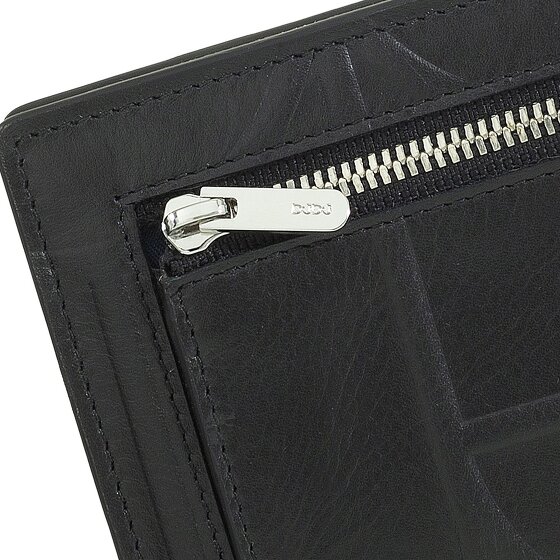 DuDu Up Portemonnee RFID-bescherming Leer 11 cm