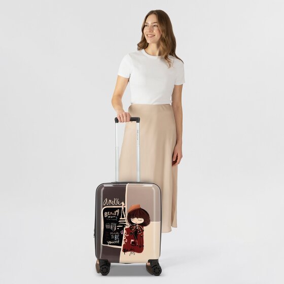 Anekke Viaje 4 wielen Cabinewagen 55 cm met uitbreidingsplooi