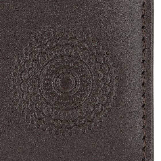 oxmox Leather Portemonnee RFID-bescherming Leder 11 cm
