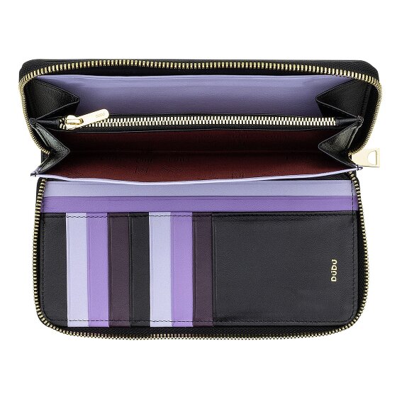 DuDu Ustica Portemonnee RFID-bescherming Leer 20 cm