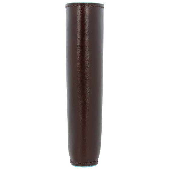 Piquadro Blauw Vierkant Creditcardetui Leer 12,5 cm