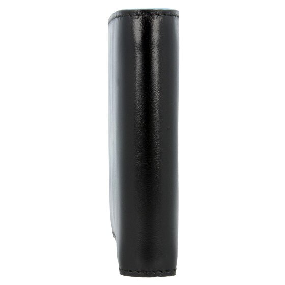 Piquadro Blauwe vierkante Leren Portemonnee 12,5 cm