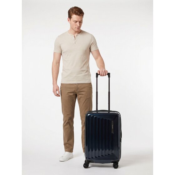 Samsonite Nuon 4 wielen Cabinewagen 55 cm met uitbreidingsplooi