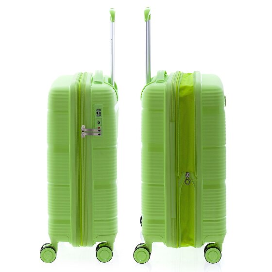 Gladiator 0800 4 wielen Trolley 55 cm met uitbreidingsplooi