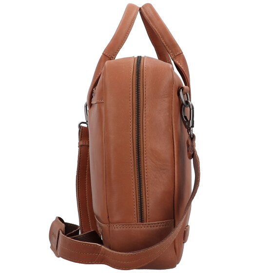 Plevier Gherkin Gherkin Koffer Leer 40 cm Laptop compartiment