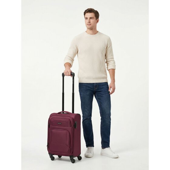 Smartbox Edition 04 4 wielen Cabinewagen 55 cm met uitbreidingsplooi