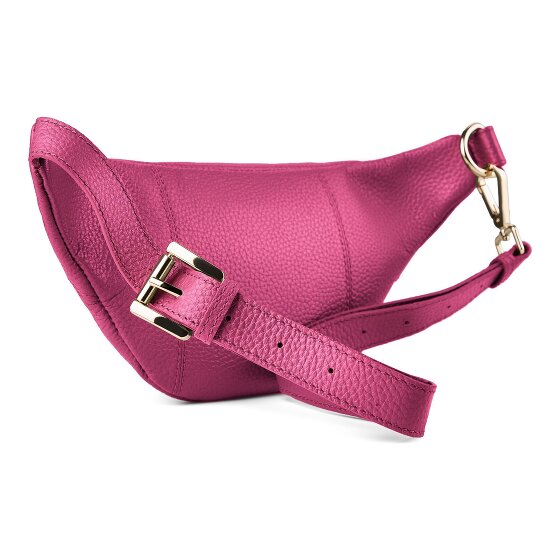 Lazarotti Bologna leer Fanny pack met dubbele rits, crossbody, leer, 25 cm