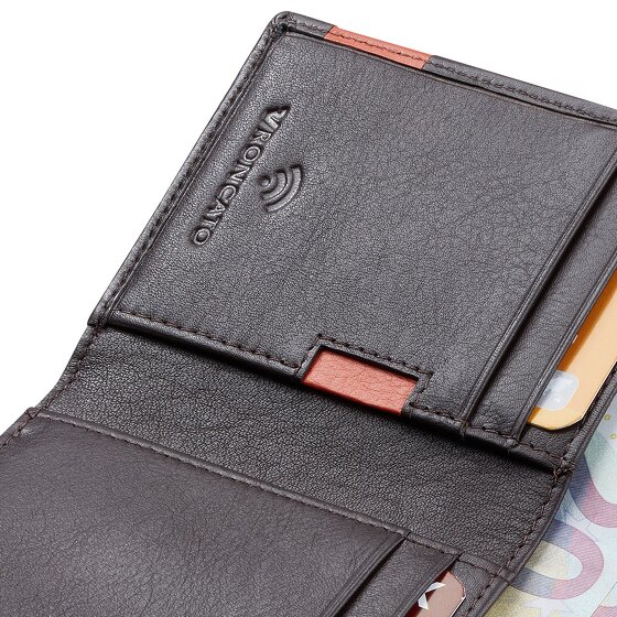 Roncato Monaco Portemonnee RFID-bescherming Leer 8 cm