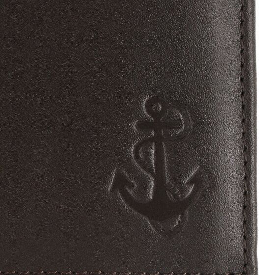 oxmox Leather Portemonnee RFID-bescherming Leder 10 cm