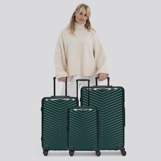 Redolz Essentials 18 4 wielen Kofferset 3-delig met uitbreidingsplooi