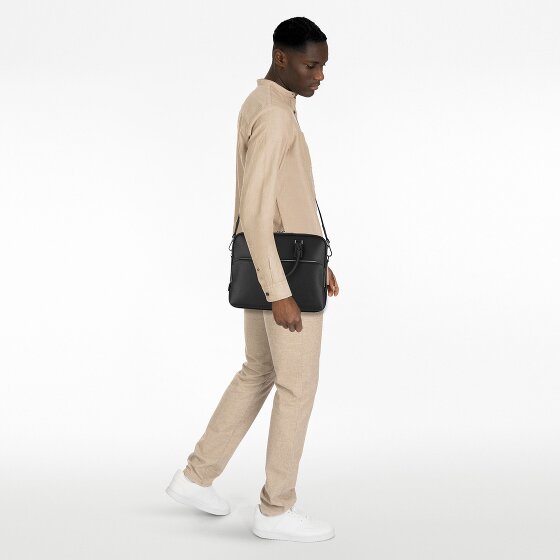 Boss New Crosstown Koffer Leer 38 cm Laptop compartiment