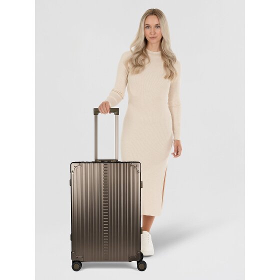 Aleon Traveler trolley met 4 wielen, Aluminium, 67 cm