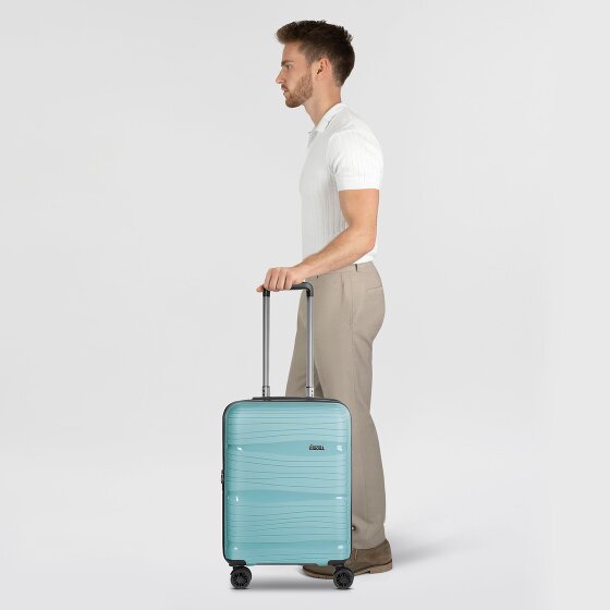 d&n Travel Line 4300-Plus 4 wielen Cabinewagen S 55 cm met uitbreidingsplooi