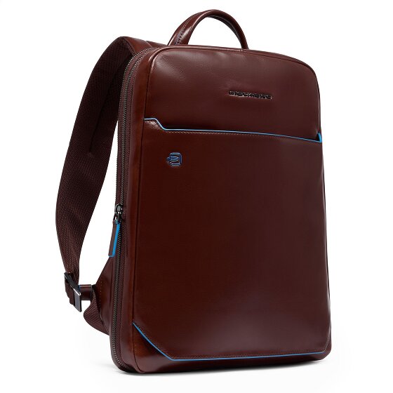 Piquadro Blue Square Dagrugzak RFID-bescherming Leer 37 cm Laptop compartiment