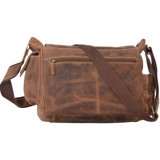 Greenburry Vintage Messenger II Leer 39 cm