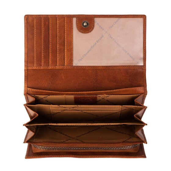 The Chesterfield Brand Hampton Portemonnee RFID-bescherming Leer 18 cm