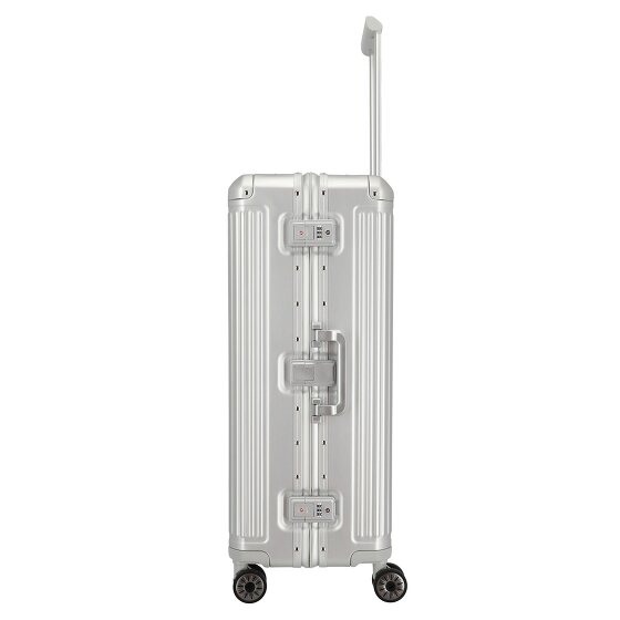Travelite Next Trolley met 4 wielen, Aluminium, 77 cm