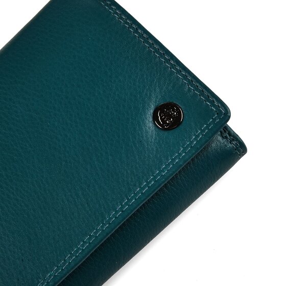 Greenburry Sponsachtig portefeuille leer 15,5 cm