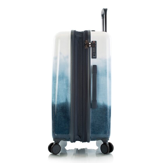 Heys Black Camo 4 wielen Trolley M 66 cm met uitbreidingsplooi