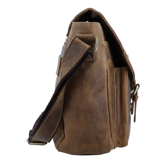 Greenburry Vintage Boodschapper Leer 40 cm Laptop compartiment