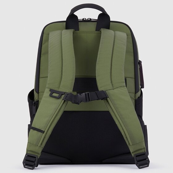 Piquadro Hoekrugzak 44 cm laptopvak