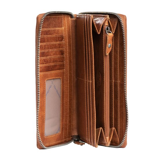 The Chesterfield Brand Havana Portemonnee RFID-bescherming Leer 19 cm