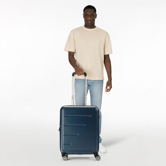 Gabol Future Plus 4 wielen Cabinewagen 55 cm met uitbreidingsplooi