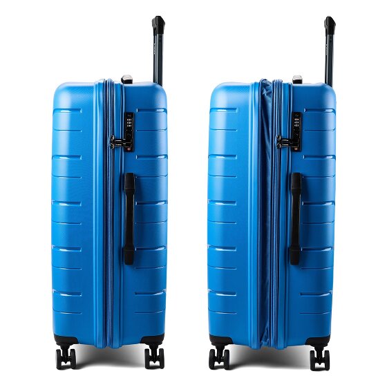 Polestream Strz by Asteroid 4 wielen Trolley L 74 cm met uitbreidingsplooi