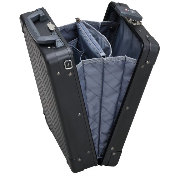 Aleon Aluminium Verticale aktetas 25 cm laptop compartiment