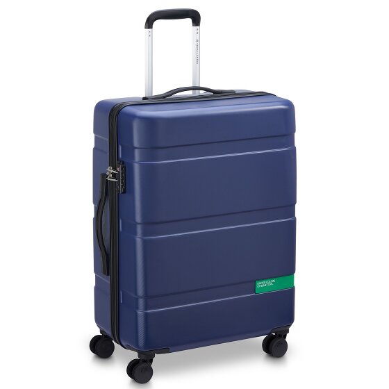 Delsey Paris x United Colors of Benetton Now Hardside 4-wiel kofferset 3-delig met stretch vouw