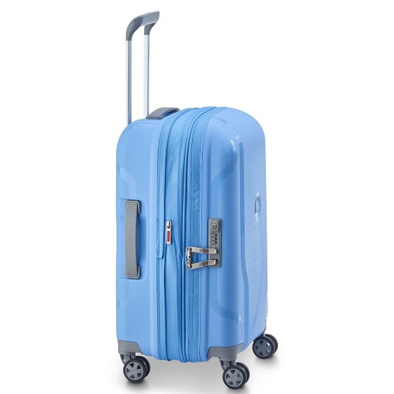 Delsey Paris Clavel 4-wiel cabinewagen 55 cm met uitbreidingsplooi