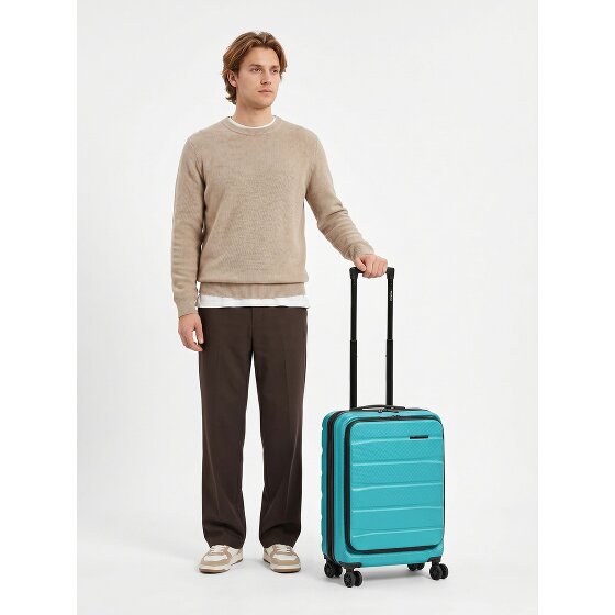 Franky Munich 4.0 4 wielen Cabinewagen 55 cm Laptopvak met uitbreidingsplooi