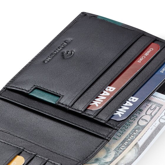 Roncato Monaco Portemonnee RFID-bescherming Leer 12 cm