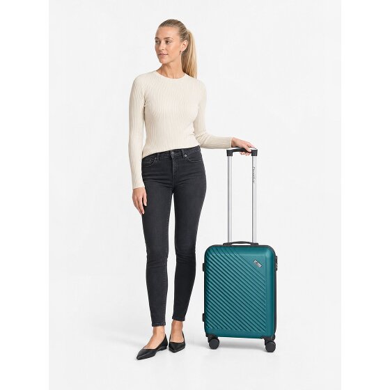 Check.In Paradise 2.0 4 wielen Cabinewagen S 55 cm met uitbreidingsplooi