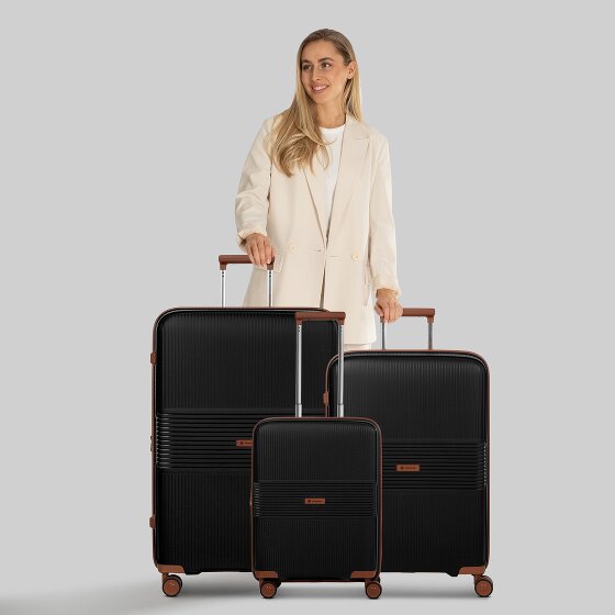 Farmhood Eco Edition 02 4 wielen Kofferset 3-delig met uitbreidingsplooi