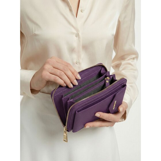 Lazarotti Bologna leren portemonnee met rits rondom en Smartphonehoesje, leer, 19 cm