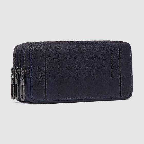 Piquadro Cronus Toilettas Leer 19.5 cm