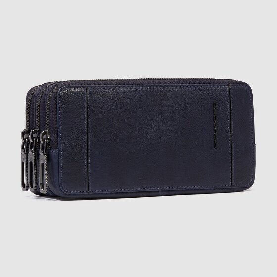 Piquadro Cronus Toilettas Leer 19.5 cm