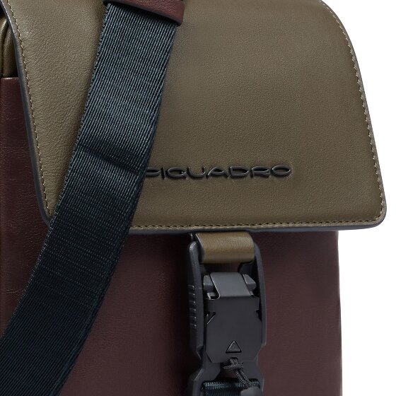 Piquadro Harper Mini tas Schoudertas Leer 17 cm