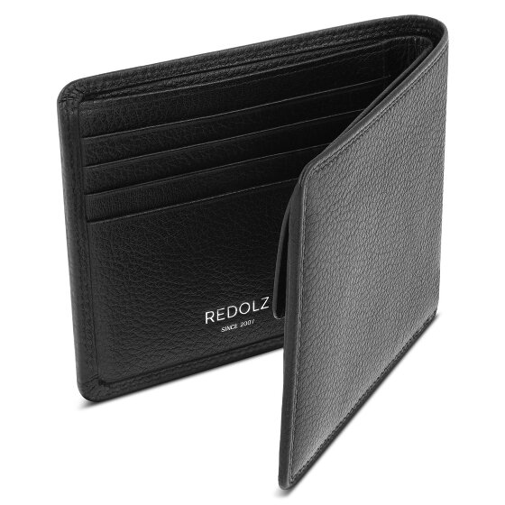 Redolz Leather Essentials QF portemonnee RFID leer 11,5 cm