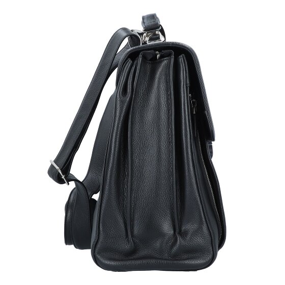 Piquadro Mode Aktetas Leer 41 cm Laptopcompartiment