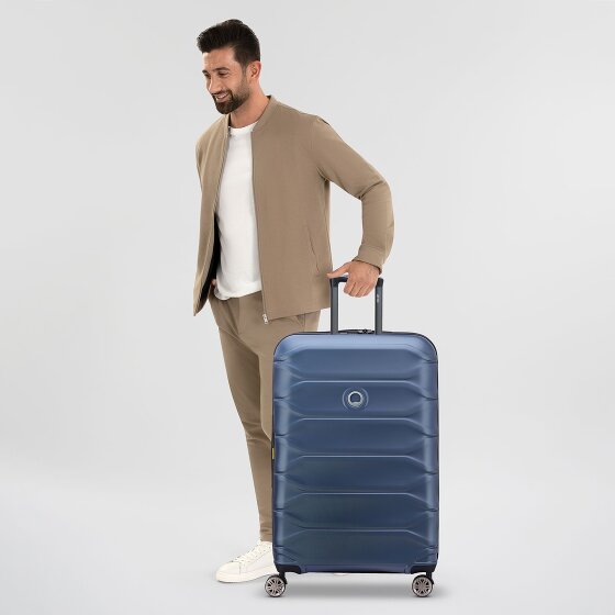 Delsey Paris Meteor 4 wielen Trolley L 78 cm met uitbreidingsplooi