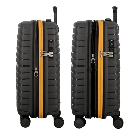 Jump Xwave 4 wielen Cabinewagen 55 cm met uitbreidingsplooi