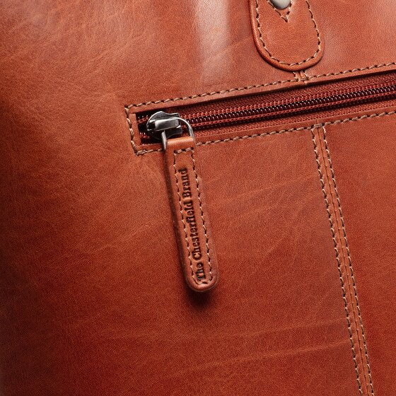The Chesterfield Brand Astano Schoudertas Leer 33 cm Laptop compartiment