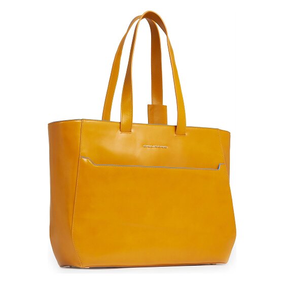 Piquadro Blue Square Shopper Tas Leer 40 cm